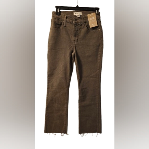 Madewell Mid-Rise Kick Out Womens Size 24 NWT - Picture 1 of 6